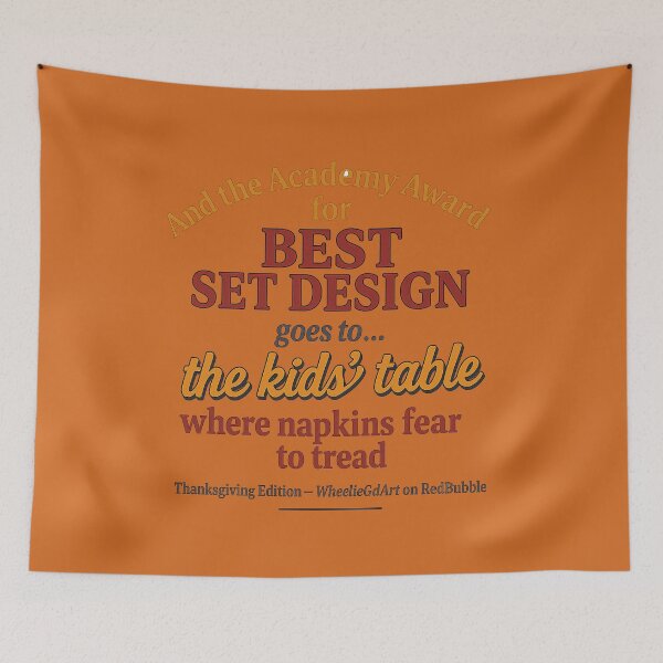 Item preview, Academy Award – Thanksgiving Edition – BEST SET DESIGN - V2 designed and sold by WheelieGdArt.