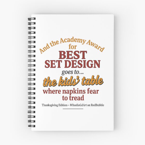 Item preview, Academy Award – Thanksgiving Edition – BEST SET DESIGN designed and sold by WheelieGdArt.