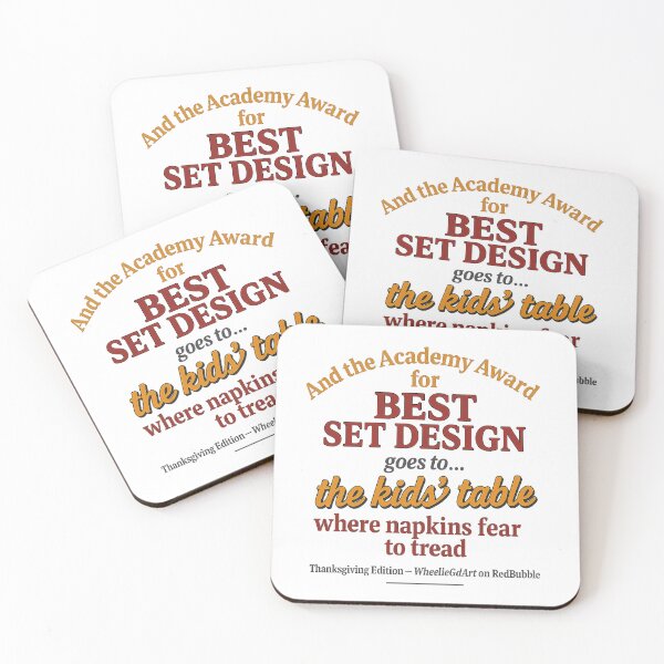 Item preview, Academy Award – Thanksgiving Edition – BEST SET DESIGN designed and sold by WheelieGdArt.