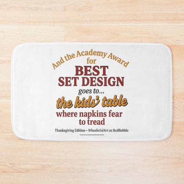 Item preview, Academy Award – Thanksgiving Edition – BEST SET DESIGN designed and sold by WheelieGdArt.