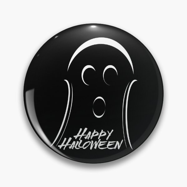 Item preview, Cute Ghost with Large, Spooky Happy Halloween Message designed and sold by Risa-C.