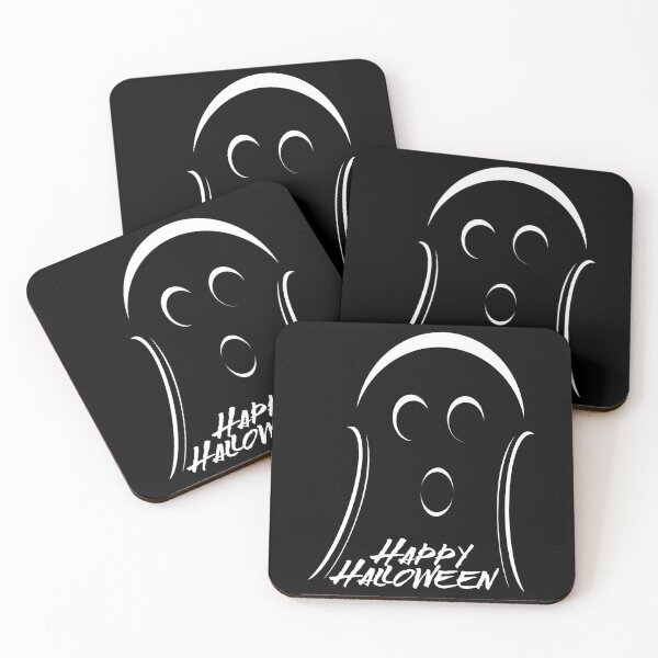 Item preview, Cute Ghost with Large, Spooky Happy Halloween Message designed and sold by Risa-C.