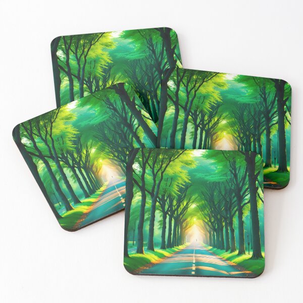Item preview, Sunset Through the Green Tunnel designed and sold by PawPrintedArt.