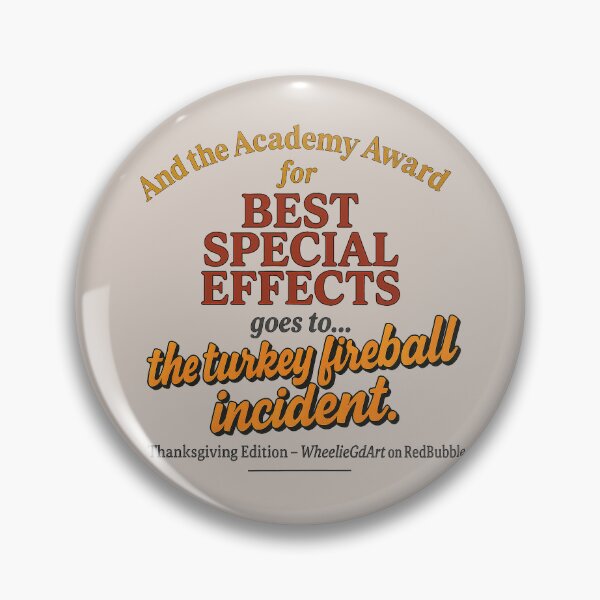 Item preview, Academy Award – Thanksgiving Edition – BEST SPECIAL EFFECTS - V2 designed and sold by WheelieGdArt.