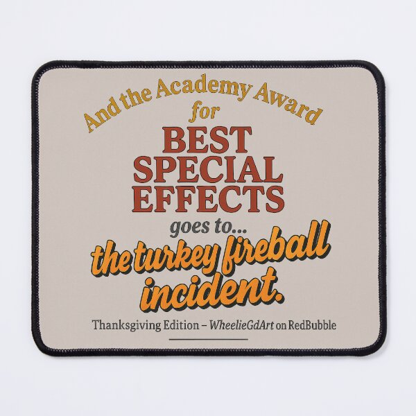 Item preview, Academy Award – Thanksgiving Edition – BEST SPECIAL EFFECTS - V2 designed and sold by WheelieGdArt.
