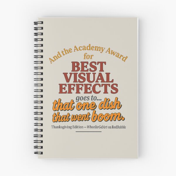 Item preview, Academy Award – Thanksgiving Edition – BEST VISUAL EFFECTS designed and sold by WheelieGdArt.
