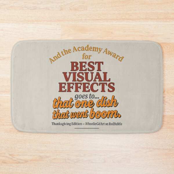 Item preview, Academy Award – Thanksgiving Edition – BEST VISUAL EFFECTS designed and sold by WheelieGdArt.