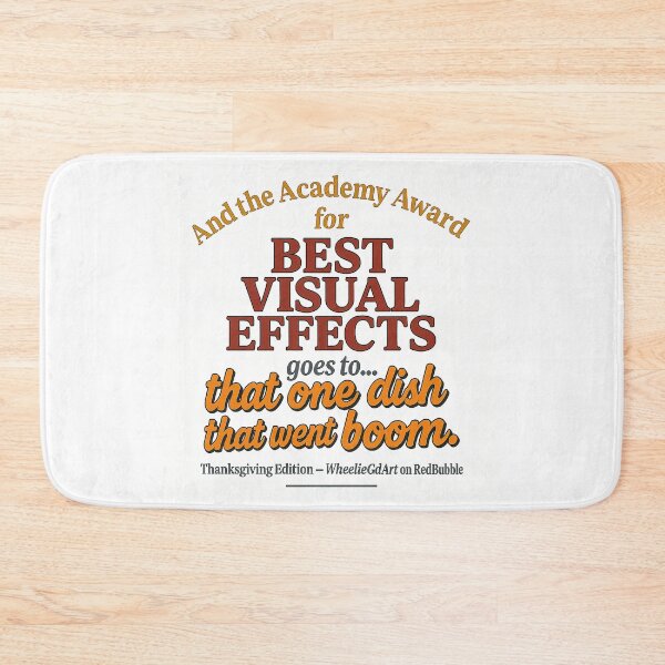 Item preview, Academy Award – Thanksgiving Edition – BEST VISUAL EFFECTS designed and sold by WheelieGdArt.