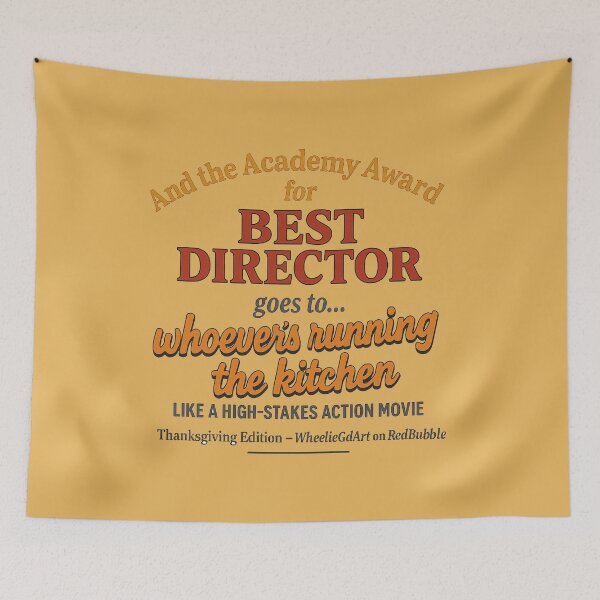 Item preview, Academy Award – Thanksgiving Edition – BEST DIRECTOR designed and sold by WheelieGdArt.