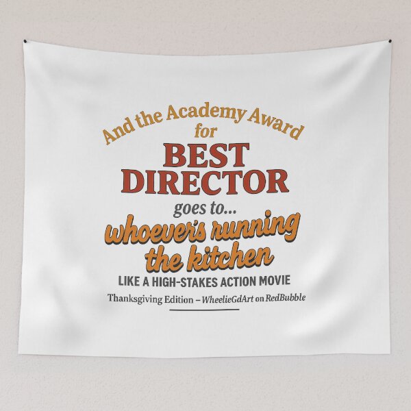 Item preview, Academy Award – Thanksgiving Edition – BEST DIRECTOR designed and sold by WheelieGdArt.