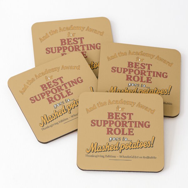 Item preview, Academy Award – Thanksgiving Edition – BEST SUPPORTING ROLE - V2 designed and sold by WheelieGdArt.