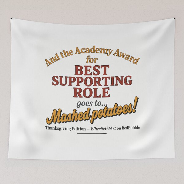 Item preview, Academy Award – Thanksgiving Edition – BEST SUPPORTING ROLE designed and sold by WheelieGdArt.