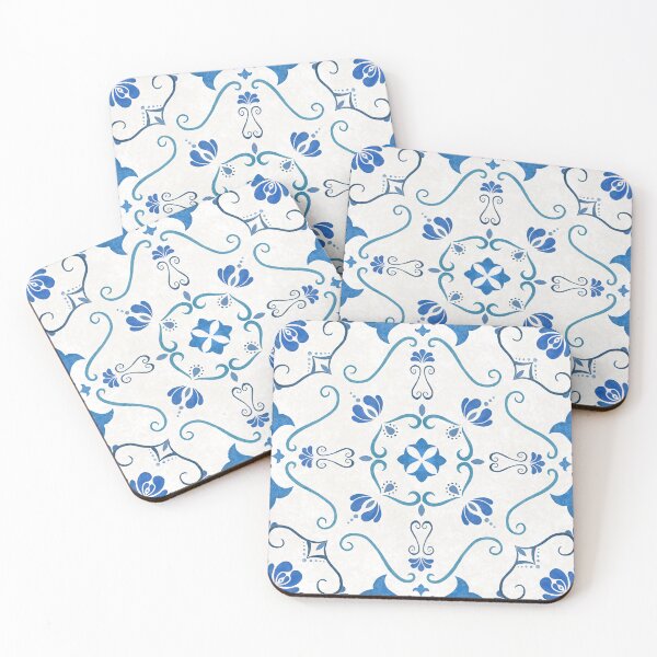 Item preview, Azure Harmony – Elegant Portuguese Tile Design designed and sold by Sparkles by Effy.