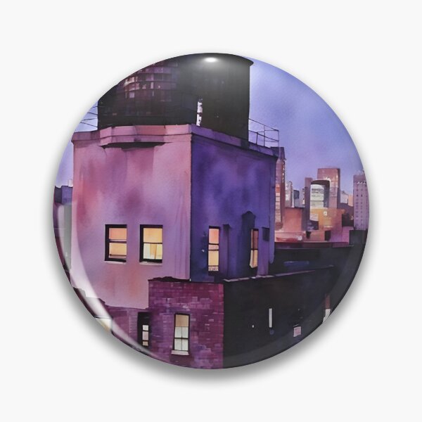 Item preview, Midtown Twilight designed and sold by RCWatercolours.