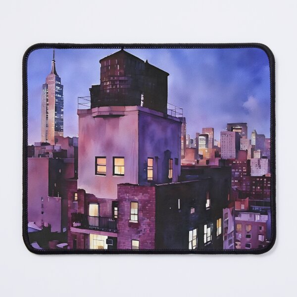 Item preview, Midtown Twilight designed and sold by RCWatercolours.