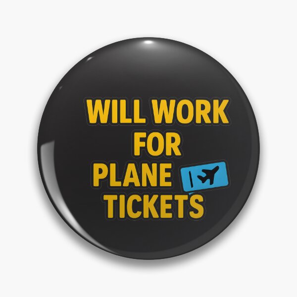Item preview, Will Work for Plane Tickets | Funny Travel Quote T-Shirt for Wanderlust Lovers & Jetsetters designed and sold by ThePunnyTraveler.