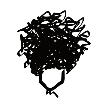 Artwork thumbnail, Fro Sticker by eBVrb