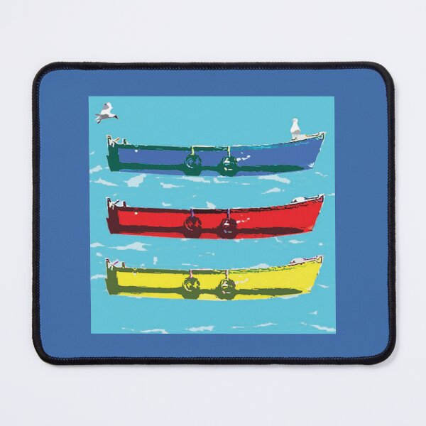 Item preview, Boats and seagulls designed and sold by Marju Rose.