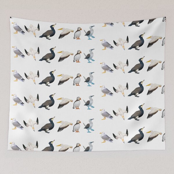 Item preview, marine birds designed and sold by chaoticcaprisun.