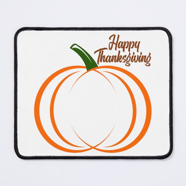 Item preview, Thanksgiving Pumpkin Brown Writing designed and sold by Risa-C.