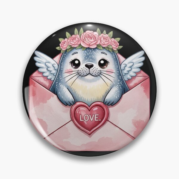 Item preview, Adorable Winged Seal in Envelope designed and sold by jkrphoto.