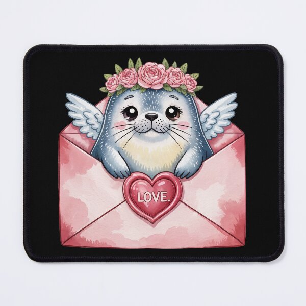 Item preview, Adorable Winged Seal in Envelope designed and sold by jkrphoto.