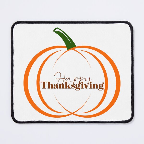 Item preview, Happy Thanksgiving Pumpkin with Brown Centered Text designed and sold by Risa-C.