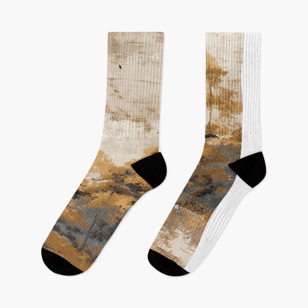 Item preview, Japandi and wabi sabi style inspired abstract fall forest designed and sold by filigreedigital.