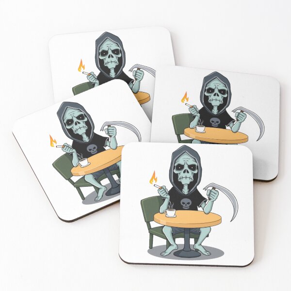 Item preview,  Funny skeleton - A Break for Death. designed and sold by GraveKey.