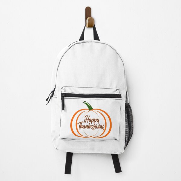 Item preview, Happy Thanksgiving Pumpkin with Brown Centered Writing designed and sold by Risa-C.