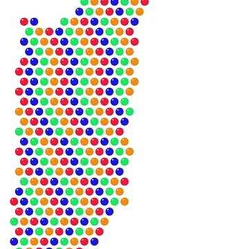 Artwork thumbnail, Multicolored Rhinestone Belize by TheIconSmith