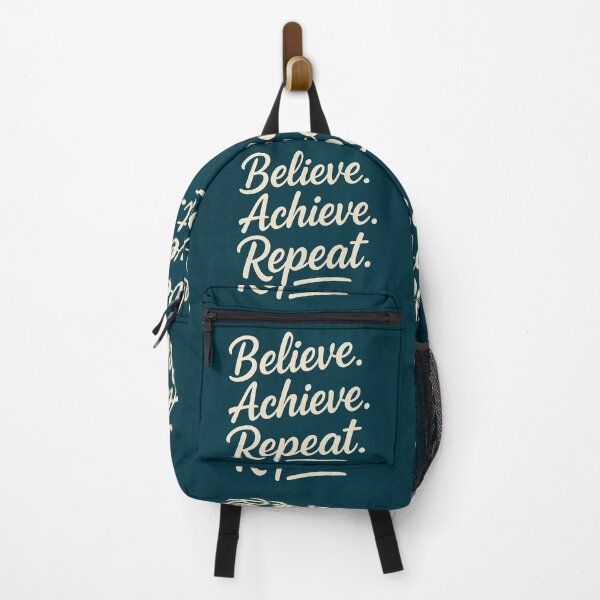 Item preview, Believe Achieve Repeat – Motivational New Year Quote designed and sold by Sadia Jannat.