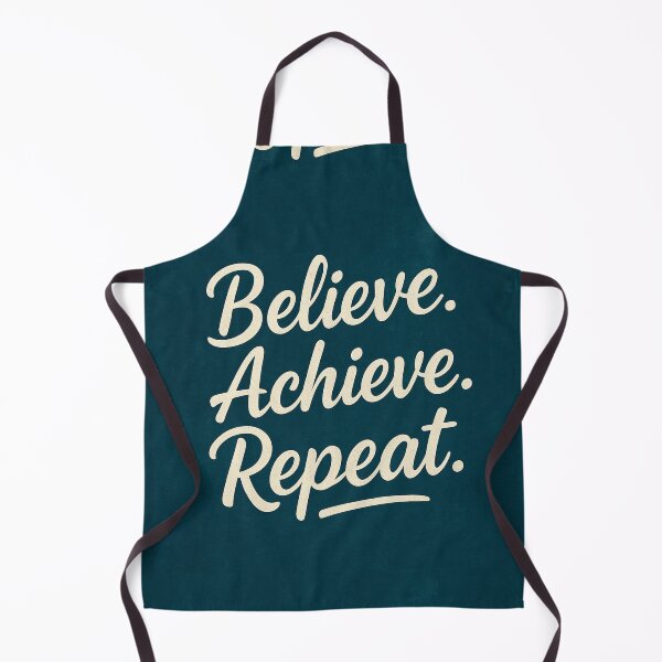 Item preview, Believe Achieve Repeat – Motivational New Year Quote designed and sold by Sadia Jannat.