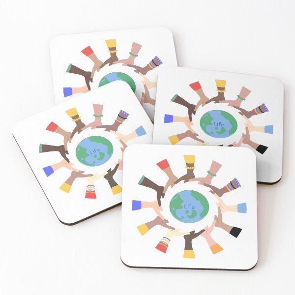 Item preview, Global Unity – Hands Protecting Our Planet designed and sold by CozyNorway.