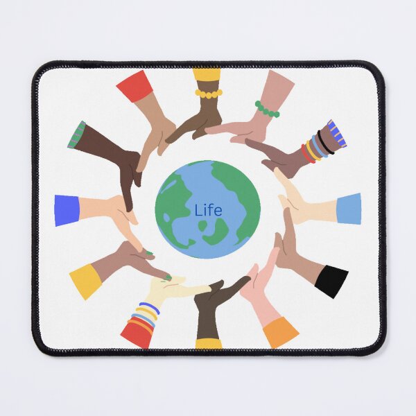 Item preview, Global Unity – Hands Protecting Our Planet designed and sold by CozyNorway.