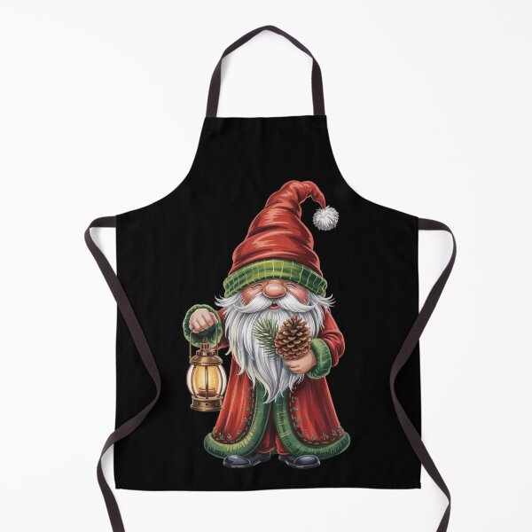 Item preview, Santa Gnome Holding Lantern designed and sold by jkrphoto.