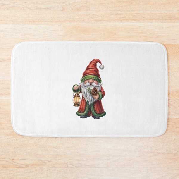 Item preview, Santa Gnome Holding Lantern designed and sold by jkrphoto.
