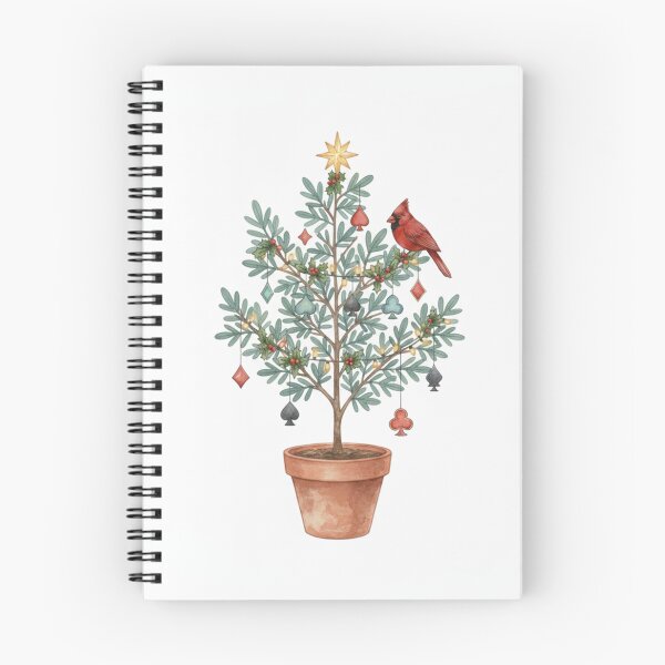 Item preview, Rue Herb of Protection Christmas Watercolor Art designed and sold by Ateliê dos Naipes .