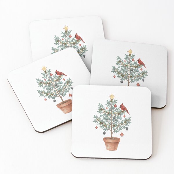 Item preview, Rue Herb of Protection Christmas Watercolor Art designed and sold by Ateliê dos Naipes .