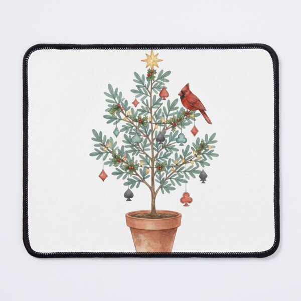 Item preview, Rue Herb of Protection Christmas Watercolor Art designed and sold by Ateliê dos Naipes .