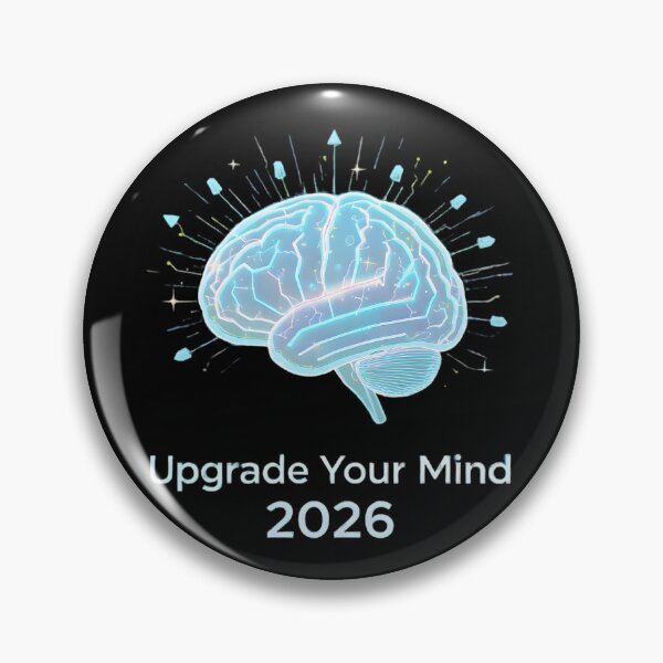 Item preview, Upgrade Your Mind 2026 – Futuristic Brain Design for Growth, Motivation, and Mental Power designed and sold by PureBrain.