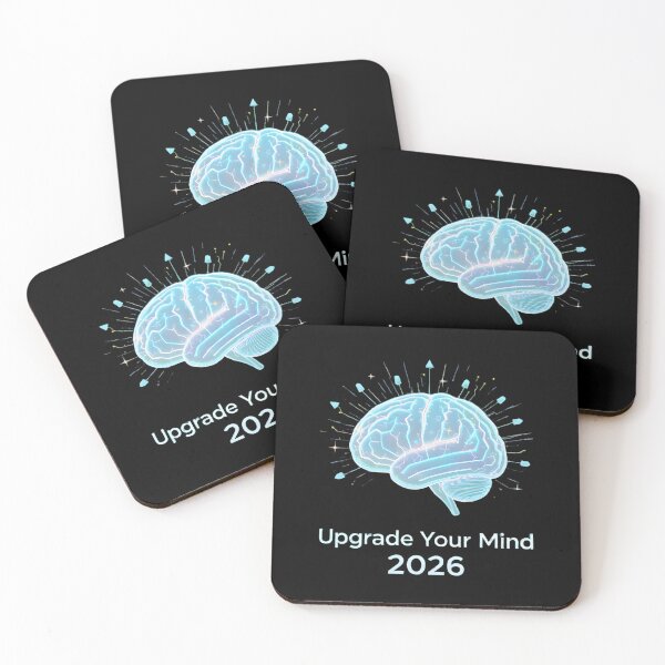 Item preview, Upgrade Your Mind 2026 – Futuristic Brain Design for Growth, Motivation, and Mental Power designed and sold by PureBrain.
