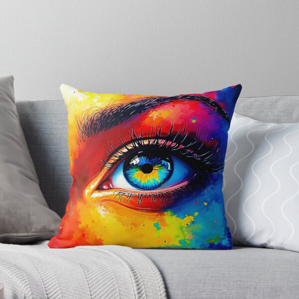 Item preview, Vibrant Soul Colorful Eye Painting  designed and sold by Health And Fitness Posts e-Store.