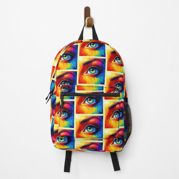 Item preview, Vibrant Soul Colorful Eye Painting designed and sold by Health And Fitness Posts e-Store.