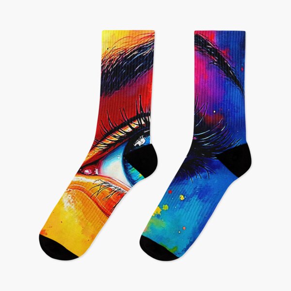 Item preview, Vibrant Soul Colorful Eye Painting  designed and sold by Health And Fitness Posts e-Store.