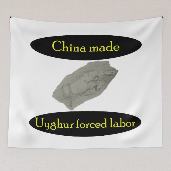 Item preview, China made – Uyghur forced labor designed and sold by Visual-Minds.