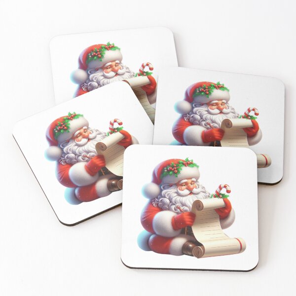 Item preview, Santa Claus with the wish list designed and sold by JonysCreativeDesigns.