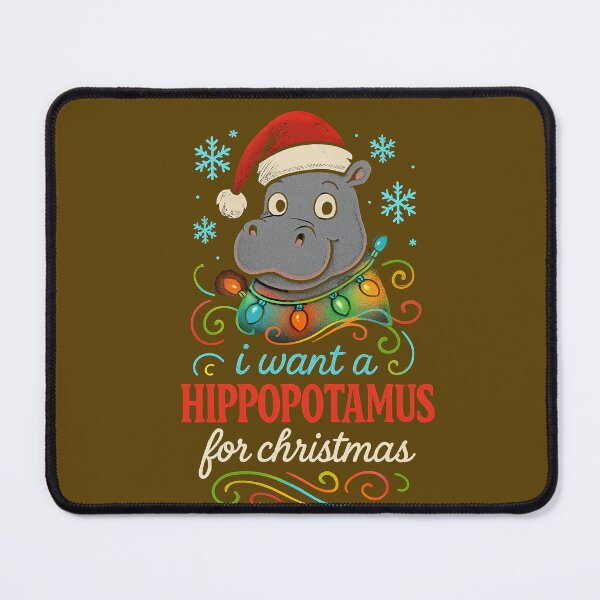 Item preview, Hippo For Christmas designed and sold by Pixel-Lair.