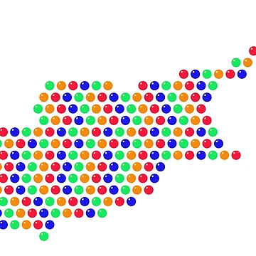 Artwork thumbnail, Multicolored Rhinestone Cyprus by TheIconSmith