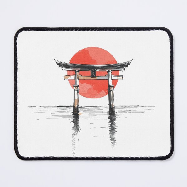 Item preview, Zen Japan Torii – Minimalist Japanese Tranquility designed and sold by AndrewYoko.